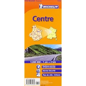 Centre 518 (Maps/Regional (Michelin))1:200K (English and French Edition)