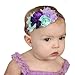 ZHW Baby Girl's Multi Colour Flower Hair Bow Baby Headbands (8 Pack)