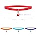 UEETEK Puppy Whelping Collars : 12Pcs Double-Sided Puppy ID Collars with Bells Adjustable Dog ID Bands Identification Collar for Newborn Puppies Kittens