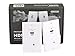Monoprice 108008 HDMI Over CAT5E/CAT6 Extender Wall Plate (Pair) with Built-in Backward IR Channel-Single-Port (1P), White