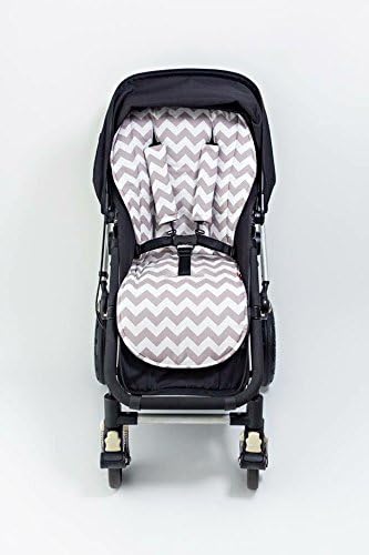 Bambella Designs Stroller Liner - Chevron Grey