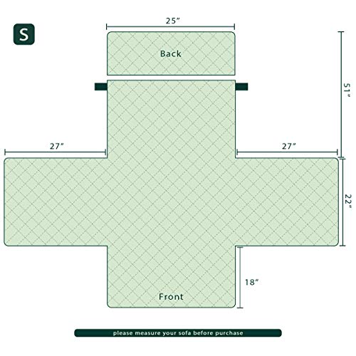 CHUN YI Recliner Chair Cover Reversible Small Recliner Slipcover for