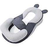 EASTLOONG Anti Reflux Newborn Feeding Pillow - Feeding Support Pillow,Baby Wedge Pillow for Newborn,Reducing Spit-Up Nursing Pillow,Reflux Pillow for Baby