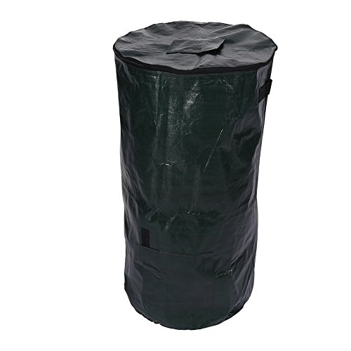 Organic Waste Kitchen Garden Yard Compost Bag Environmental PE Cloth Planter (Size:45×80cm)