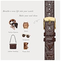 BISONSTRAP Leather Watch Straps, Soft Replacement