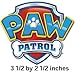 3 Inch Paw Patrol Badge Pup Wall Decal Sticker Pups Puppy Puppies Dog Dogs Removable Peel Self Stick Adhesive Vinyl Decorative Art Kids Room Home Decor Children 3 1/2 x 2 1/2 inches