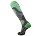 Elite Ski Socks – Lightweight Merino Wool Warm Skiing Sock for Men and Women (M, Mint Green)