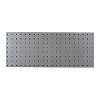 LocBoard LBS-3S Steel Square Hole Pegboard Strip, 30" x 12", Silver