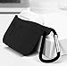 Apple AirPods Case,GEOTEL Premium Silicone & Protective AirPods Case Cover with Carabiner and Open Bottom for Charging (Black)