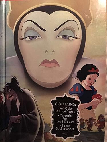 Disney Villains Evil Queen Snow White Journal Calendar 2018 - 2019