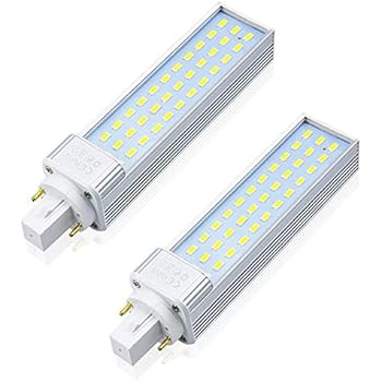 13W G24D 2-Pin PL Retrofit LED Bulbs - Lustaled G24 LED PL-C Horizontal