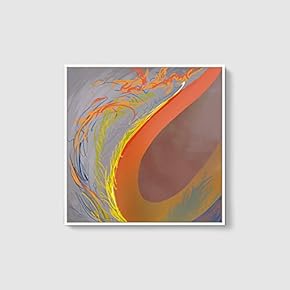 Framed Canvas Wall Art for Living Room, Bedroom Abstract Canvas Prints for Modern Home Decoration Ready to Hang - 16"x16" inches