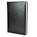 Littfun Leather Journals,Writing Journal Notebook,Daily Notepad Diary Cute Journal Travel Notebooks Wide Ruled for Students, A5 Size, 100 (Black)