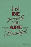 Image de Journal Your Life's Journey: Be Yourself Typography, Lined Journal, 6 x 9, 100 Pages