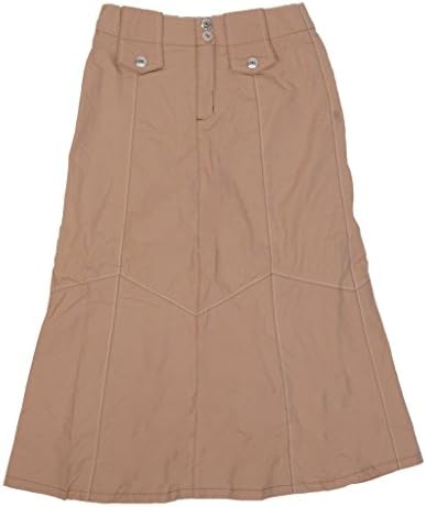 Whoopi Girls Luxurious A-Line Long Fashion Skirt - (Beige) Euro Size 140