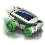 GREENWON 6 in 1 Educational DIY Solar Robot Kit Funny Toy Boat Fan Car