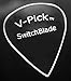 V-Picks Switchblade Ghost Rim Guitar Picks (x3) SWBLGSTRM3 w/Bonus Deluxe RIS Pick (x1)