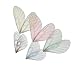 OULII 10pcs Beautiful Butterfly Wings Charms for DIY Jewelry Crafts Making Earring Necklace Hair Clip Decoration (Random Color)