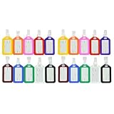 KLOUD City® 20 Pcs Assorted Colors Plastic Square-shape Tag