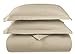 HC Collection Duvet Cover - Taupe King Size Duvet Cover - 3 Piece Soft Breathable Microfiber Duvet Cover Set with Zipper Closure & 2 Pillow Shams