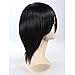Angelaicos Lolita Harajuku Style Halloweeen Anime Cosplay Party Costume Full Wigs (001-Pure Black)