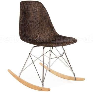 1 X Special Edition Eames Style Weave RSR Rocking Side Chair - Cocoa