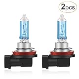 AGPTEK H11 Halogen Headlight Bulb, Foglight PGJ19-2 12V/55W 4800K, 2 Pack