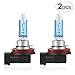 AGPTEK H11 Halogen Headlight Bulb, Foglight PGJ19-2 12V/55W 4800K, 2 Pack
