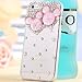 Hundromi iPhone 6S Case,iPhone 6 Case, iPhone 6/6s 3D Bling Crystal Diamond Pearl Mouse Design Diamond Case Cover for iPhone 6/6s 4.7 inch Screen(Pink)