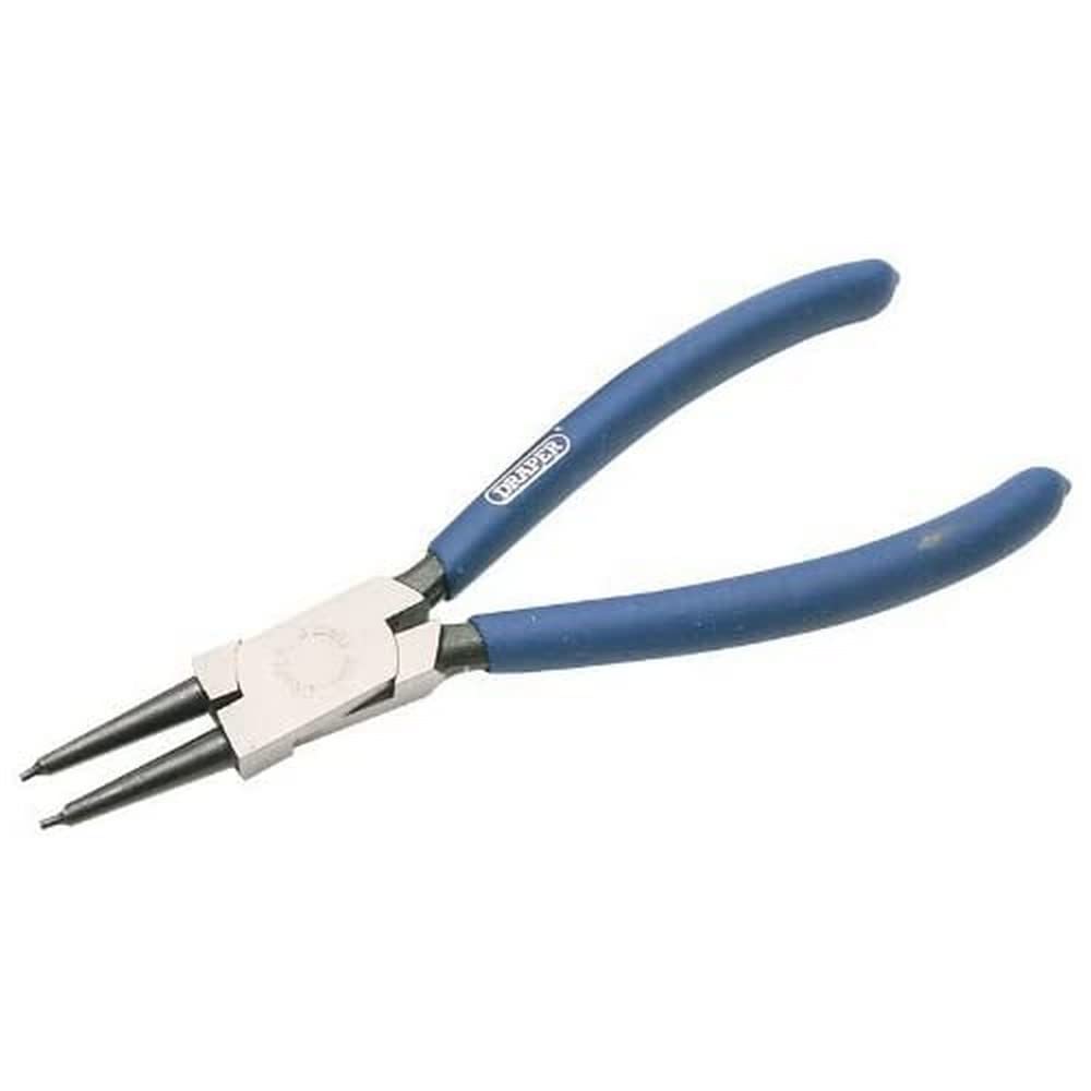 Draper 56416 49/INT Internal Circlip Plier with Straight Tips, 140mm , Blue