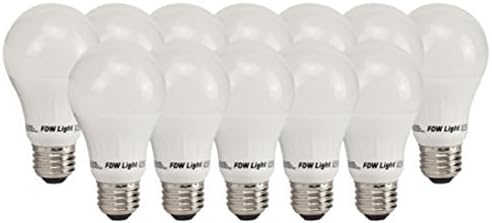 NEW 12 Pack 60W Equivalent SlimStyle A19 LED Light Bulb Soft White 3000K