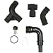 BaiFM Engine Crankcase Valve PCV Breather Tube Vent Hose Kit for Audi A4 VW Passat 1.8L