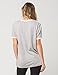 adidas Originals Women's Tops 3 Stripes Tee, Medium Grey Heather, Large