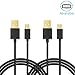 iXCC Freedom Series 6 Feet Reversible Micro USB to USB 2.0 Charge and Sync Cable Cord for Smartphones & Tablets (Pack of 2)