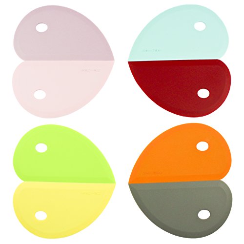 Zoie + Chloe Multi-Purpose Silicone Scraper - Bowl Dough Icing Dish Pot Pan & More