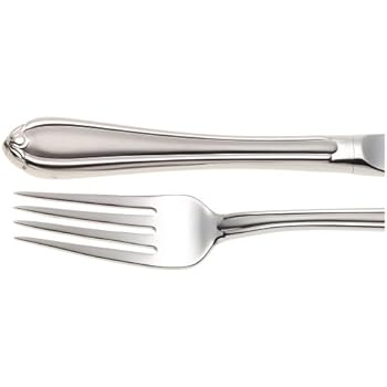 Lenox Gorham Unisex Melon Bud Frosted 5 Piece Place Setting Stainless, Silver - 6017354