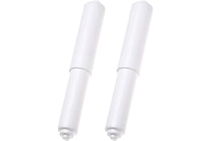 BSTHP 2Pack Toilet Paper Holder, Plastic Toilet Tissue Roll Holder Insert in Household Restaurant Toilet Replacement Roller S