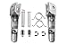 TCMT Front Footrests Foot Pegs Fits For Honda CBR600RR 2003-2019 CBR 600 RR