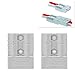 Sun YOBA 50A 600V Power Connectors Powerpole Connectors Apply to #6 AWG Wire (13.3 mm?) 2 Pairs