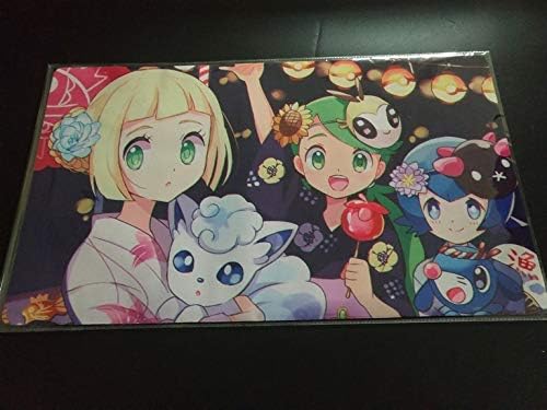 Amazon Co Jp ポケモン プレイマット リーリエ マオ スイレン 祭り ホビー