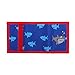 RFID Blocking Wallet for Kids/Slim Cartoon Wallet with Zippered Pocket/Trifold Canvas Outdoor Sports Wallet (Shark)