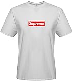 Steve KVKu Men's T-shirts - DIY supreme T-shirts,(Grey Medium)
