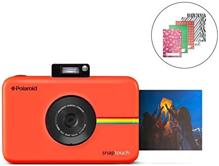 Zink Polaroid SNAP Touch 2.0 – 13MP Portable Instant Print Digital Photo Camera w/ Built-In Touchscreen Display, Red Zink Polaroid SNAP Touch 2.0 – 13MP Portable Instant Print Digital Photo Camera w/ Built-In Touchscreen Display, Red