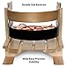 Flexible Flyer BCL-40 Premium Baby Sleigh. Toddler Boggan. Wooden Pull Sled for Kids,Red , 29 x 14 x 11.5 inches