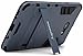Galaxy C9 Pro Case, Maxessory Dark Blue Stealth Ultra-Slim Dual-Layer Shock-Proof Rugged Heavy-Duty Rubber Grip Rigid Hybrid Armor Shell Cover w/Kickstand