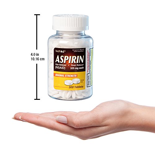 HealthA2Z® Aspirin 325mg, Compare to Bayer® Aspirin 325mg Active