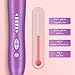 ELEHOT Hair Straightening Brush Straightener Comb Ceramic Brush 265℉to 395℉ Anti-Scald