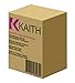 Kaith 2 Oz Glass Spray Bottle with Recipes Guide.Set of 6 Cobalt Amber Fine Mist Atomizer. Empty Containers for Misting Aromatherapy, Essential Oils, Cleaning, Room Sprays. (Amber)
