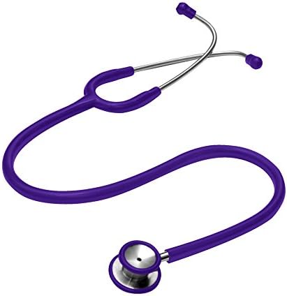Pediatric Stethoscope Stainless Steel by Lane (22", Purple, 1)