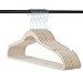 Home-it Premium Velvet Hangers 30 Pack - Ivory Heavy Duty Suit Clothes Hangers Non Slip, for Closet, Jacket, Shirt, Pants and Suit, Hook Swivel 360 - Ultra Thin
